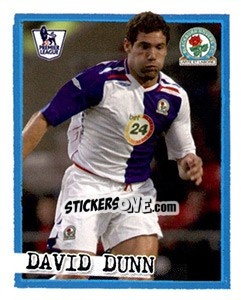 Sticker David Dunn - English Premier League 2007-2008. Kick off n. 40 - Merlin
