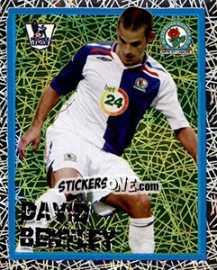 Sticker David Bentley - English Premier League 2007-2008. Kick off - Merlin