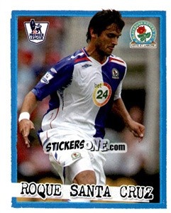Sticker Roque Santa Cruz - English Premier League 2007-2008. Kick off n. 44 - Merlin