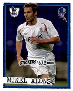 Sticker Mikel Alonso - English Premier League 2007-2008. Kick off - Merlin