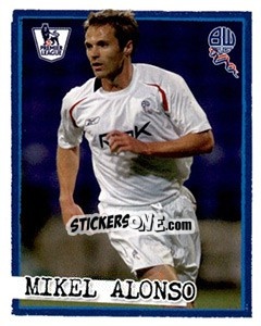 Sticker Mikel Alonso - English Premier League 2007-2008. Kick off n. 53 - Merlin