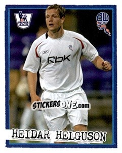 Sticker Heidar Helguson - English Premier League 2007-2008. Kick off n. 55 - Merlin