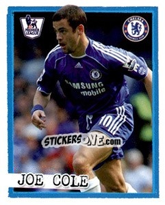 Cromo Joe Cole - English Premier League 2007-2008. Kick off - Merlin