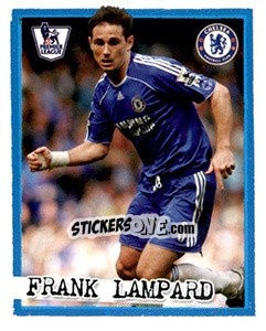 Sticker Frank Lampard - English Premier League 2007-2008. Kick off - Merlin