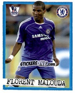 Sticker Florent Malouda - English Premier League 2007-2008. Kick off n. 65 - Merlin