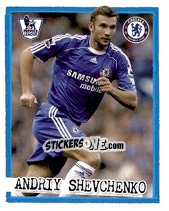 Cromo Andriy Shevchenko - English Premier League 2007-2008. Kick off - Merlin