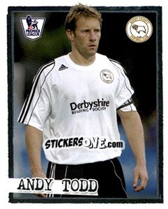 Sticker Andy Todd - English Premier League 2007-2008. Kick off - Merlin