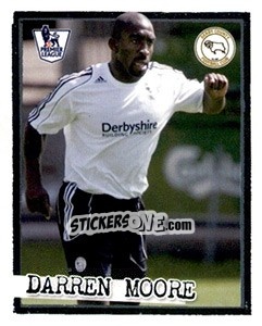 Sticker Darren Moore - English Premier League 2007-2008. Kick off - Merlin