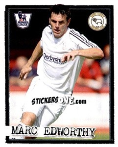 Sticker Marc Edworthy - English Premier League 2007-2008. Kick off - Merlin