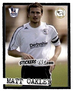 Cromo Matt Oakley - English Premier League 2007-2008. Kick off - Merlin