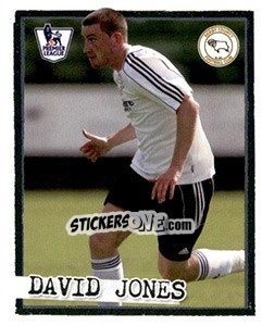 Cromo David Jones - English Premier League 2007-2008. Kick off - Merlin