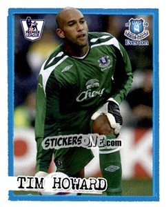 Sticker Tim Howard - English Premier League 2007-2008. Kick off n. 79 - Merlin