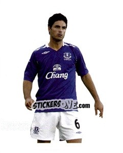 Cromo Mikel Arteta - English Premier League 2007-2008. Kick off - Merlin