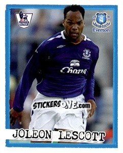 Sticker Joleon Lescott - English Premier League 2007-2008. Kick off n. 82 - Merlin