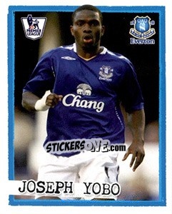 Sticker Joseph Yobo - English Premier League 2007-2008. Kick off - Merlin