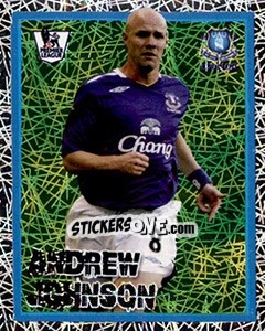 Sticker Andrew Johnson - English Premier League 2007-2008. Kick off - Merlin
