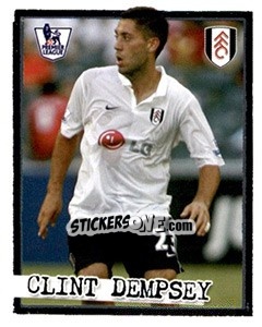 Cromo Clint Dempsey - English Premier League 2007-2008. Kick off - Merlin
