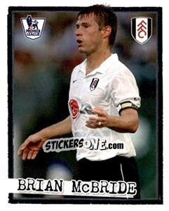 Sticker Brian McBride - English Premier League 2007-2008. Kick off - Merlin