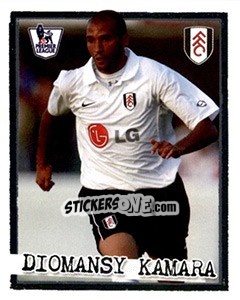 Sticker Diomansy Kamara - English Premier League 2007-2008. Kick off n. 99 - Merlin