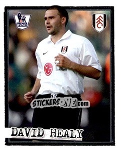 Sticker David Healy - English Premier League 2007-2008. Kick off - Merlin