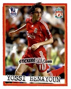 Cromo Yossi Benayoun - English Premier League 2007-2008. Kick off - Merlin