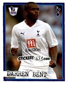 Sticker Darren Bent - English Premier League 2007-2008. Kick off n. 112 - Merlin
