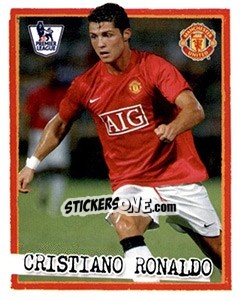 Sticker Cristiano Ronaldo - English Premier League 2007-2008. Kick off n. 118 - Merlin