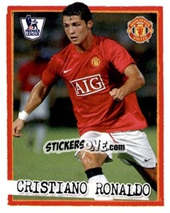 Cromo Cristiano Ronaldo - English Premier League 2007-2008. Kick off - Merlin