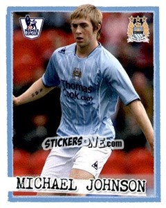 Sticker Michael Johnson - English Premier League 2007-2008. Kick off - Merlin