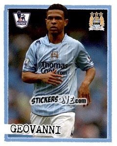 Sticker Geovanni - English Premier League 2007-2008. Kick off n. 127 - Merlin