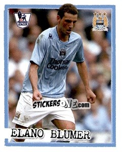 Sticker Elano Blumer - English Premier League 2007-2008. Kick off n. 129 - Merlin