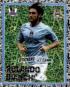 Figurina Rolando Bianchi - English Premier League 2007-2008. Kick off - Merlin