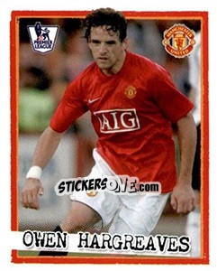 Sticker Owen Hargreaves - English Premier League 2007-2008. Kick off - Merlin