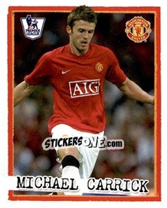 Sticker Michael Carrick - English Premier League 2007-2008. Kick off - Merlin