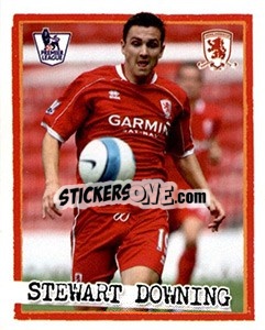Sticker Stewart Downing - English Premier League 2007-2008. Kick off n. 149 - Merlin