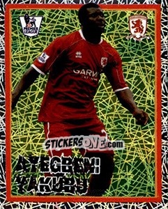 Cromo Ayegbeni Yakubu - English Premier League 2007-2008. Kick off n. 152 - Merlin