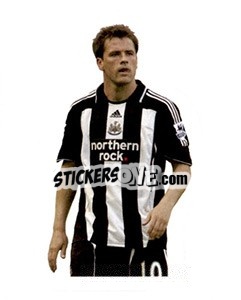 Sticker Michael Owen - English Premier League 2007-2008. Kick off n. 155 - Merlin