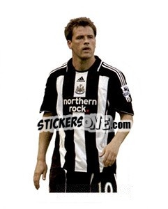 Cromo Michael Owen - English Premier League 2007-2008. Kick off - Merlin