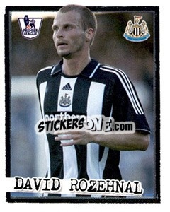 Sticker David Rozehnal - English Premier League 2007-2008. Kick off - Merlin