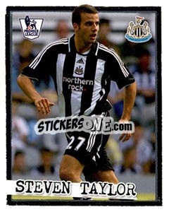 Cromo Steven Taylor - English Premier League 2007-2008. Kick off - Merlin