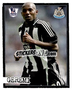 Sticker Geremi - English Premier League 2007-2008. Kick off n. 158 - Merlin