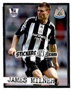 Sticker James Milner - English Premier League 2007-2008. Kick off n. 159 - Merlin