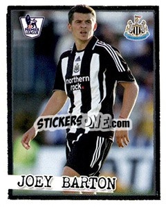 Sticker Joey Barton - English Premier League 2007-2008. Kick off n. 160 - Merlin