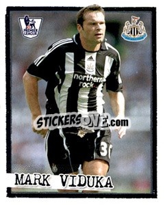 Sticker Mark Viduka - English Premier League 2007-2008. Kick off n. 163 - Merlin