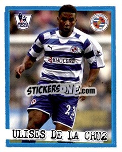 Sticker Ulises DeLa Cruz - English Premier League 2007-2008. Kick off - Merlin