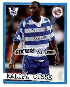 Figurina Kalifa Cisse - English Premier League 2007-2008. Kick off n. 181 - Merlin