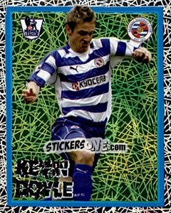 Sticker Kevin Doyle - English Premier League 2007-2008. Kick off - Merlin