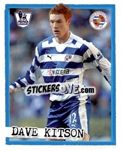Sticker Dave Kitson - English Premier League 2007-2008. Kick off n. 185 - Merlin