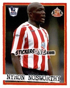 Cromo Nyron Nosworthy - English Premier League 2007-2008. Kick off n. 190 - Merlin