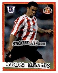 Sticker Carlos Edwards - English Premier League 2007-2008. Kick off - Merlin